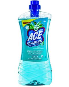 Ace Detergent Pardoseli 1 L Senza Candeggina Talco e Muschio Bianco