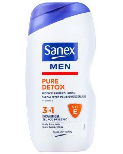 Sanex Gel de dus Men 500 ml Pure Detox