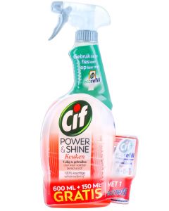 Cif Solutie curatat bucatarie cu pompa+rezerva 750 ml+70 ml Power &Shine