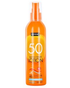 Sence Sun Lotiune de plaja cu pompa 200 ml SPF50