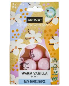 Sence Bombe de baie 10x10 g Warm Vanilla