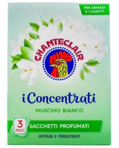 Chante Clair Saculeti parfumati 3 buc (3x12 g) Muschio Bianco