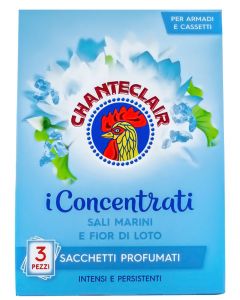 Chante Clair Saculeti parfumati 3 buc (3x12 g) Sali marini e fior di loto