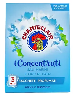 Chante Clair Saculeti parfumati 3 buc (3x12 g) Sali marini e fior di loto