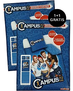 PROMO Campus 12 Set Lenjerii de pat din Bumbac 140*200cm/65*65cm 1+1 GRATIS
