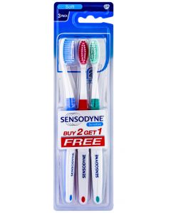 Sensodyne Periuta de dinti 3 buc Sensitive Soft