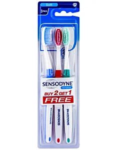 Sensodyne Periuta de dinti 3 buc Sensitive Soft