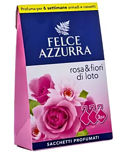 Felce Azzurra Saculeti parfumati 3 buc Rosa & Fiori di loto