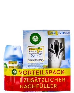 Airwick Aparat odorizant camera+2 x rezerva 250 ml Fruhlingsblumen&Taufrische