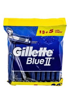 Gillette Aparat de ras Blue II 20 buc