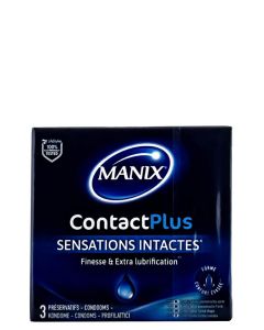 Manix prezervative 3 buc Contact Plus