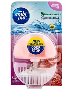 Ambi Pur Aparat odorizant WC+rezerva 55 ml Wild Rose&Pink Grapefruit