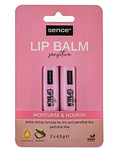 Sence Beauty Balsam de buze 2x4.3 g Sensitive Moisturise&Nourish