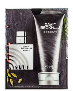 David Beckham Caseta barbati:Parfum+Gel de dus 40+200 ml Respect
