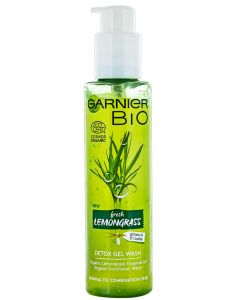 Garnier Bio Gel curatare fata cu pompa 150 ml Fresh Lemongrass Normal To Combination Skin