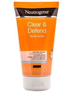 Neutrogena Scrub pentru fata 150 ml Clear&Defend