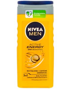 Nivea Gel de dus 250 ml Men 3in1 Active Energy