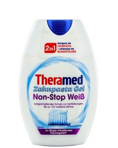 Theramed Pasta de dinti 75 ml 2in1 Non-stop Weis