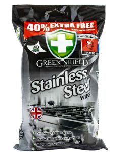 Green Shield Servetele umede 70 buc Stainless Steel