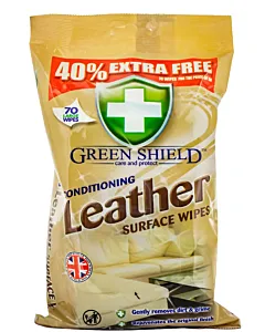 Green Shield Servetele umede 70 buc Leather Surface