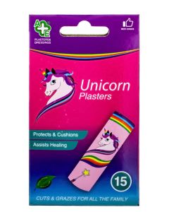 A+E Plasturi pentru copii 15 buc Unicorn 