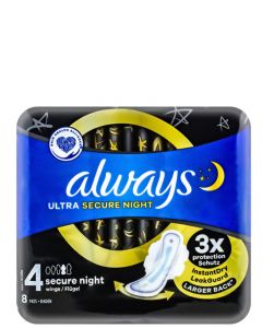 Always Absorbante 8 buc Ultra Secure Night S4