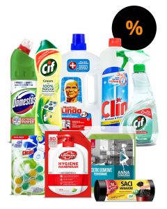 Pachet pentru curatenie 9 produse