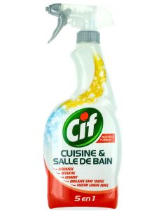 Cif Solutie curatat bucatarie cu pompa 750 ml 5in1 Cuisine&Salle de bani