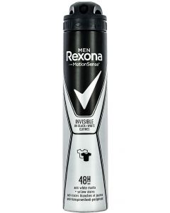 Rexona Spray deodorant barbati 200 ml Invisible Black+White