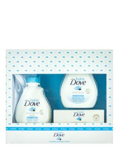 Dove Baby Caseta:Lotiune de spalare+Sampon+Crema protectoare 2x200 ml +45 g