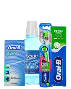 Pachet pentru igiena orala Oral-B 4 produse