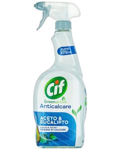Cif Solutie anticalcar cu pompa 650 ml Greenactive Aceto&Eucalipto