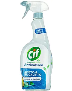 Cif Solutie anticalcar cu pompa 650 ml Greenactive Aceto&Eucalipto