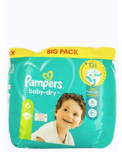 Pampers scutece nr.6 13-18 kg 52 buc Baby-Dry