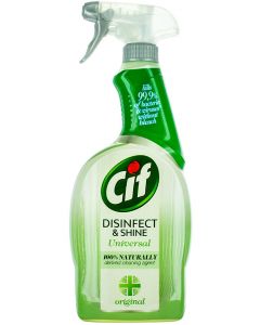 Cif Solutie Curatat multisuprafete cu pompa 750 ml Disinfect&Shine