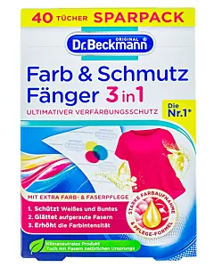 Dr. Beckmann Servetele captatoare de culoare&murdarie 40 buc