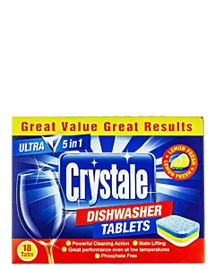 Crystale Tablete pentru masina de spalat vase 18 buc 5in1