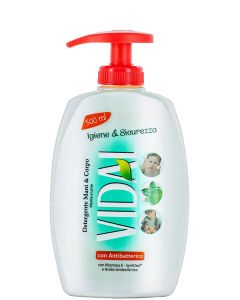 Vidal Sapun lichid maini si corp cu pompa 500 ml Igiene&Sicurezza (Antibatterico)