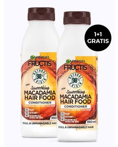 PROMO!Fructis Balsam de par Macadamia Hair Food 350 ml Smoothing 1+1 GRATIS