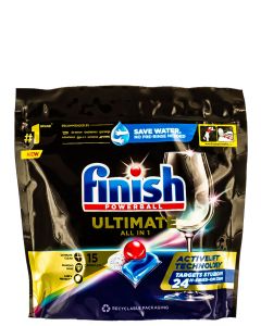 Finish Tablete pentru masina de spalat vase 15 buc Ultimate All In 1
