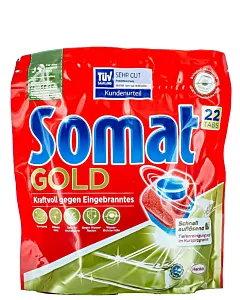 Somat Tablete pentru masina de spalat vase 22 buc Gold