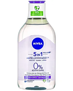 Nivea Apa micelara 400 ml 5in1 Sensitive (fara parfum)