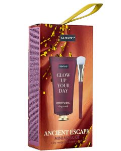 0021881  SENCE COLLECTION MASCA DE FATA CU ARGILA+PENSULA DIN SILICON 50 ML GLOW UP