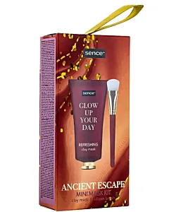 0021881  SENCE COLLECTION MASCA DE FATA CU ARGILA+PENSULA DIN SILICON 50 ML GLOW UP