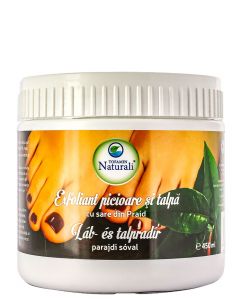 Tofamin Naturali Exfoliant picioare si talpa cu sare din Praid 450 ml