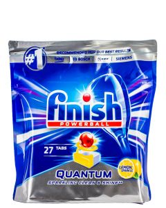 Finish Tablete pentru masina de spalat vase 27 buc Quantum Lemon