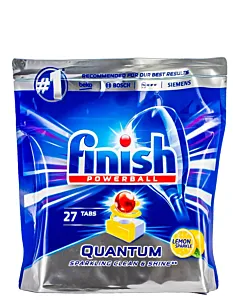 Finish Tablete pentru masina de spalat vase 27 buc Quantum Lemon