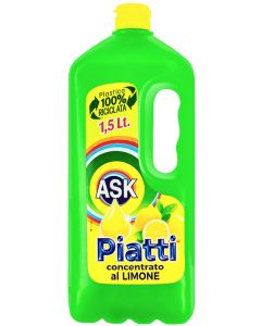 Ask detergent pentru vase 1.5 L Limone