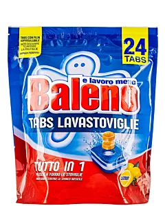 Baleno Tablete pentru masina de spalat vase 24 buc Lemon