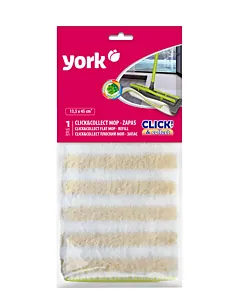 York Rezerva mop plat 1 buc Click&Collect 13.5x45 cm